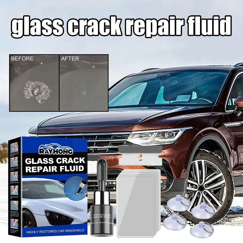 Car Windshield Cracked Repair Tool DIY Car Window Phone Curing Glue