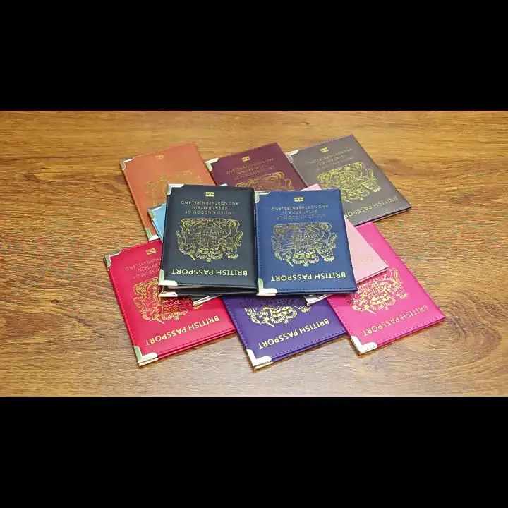 Porta passaporto per famiglia, organizzatore di documenti da viaggio