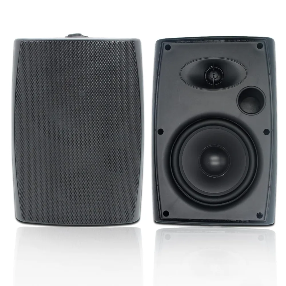 2PCS 6.5'' 400W Outdoor Passive Speakers Wired Waterproof With Powerful Bass Wall Mount Speakers for Patio Poolside outdoor speakers
