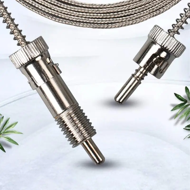 96GF Stainless Steel Thermocouple Clip Probe for Industrial Boilers and Home Heating Systems Temperature Monitoring Tool