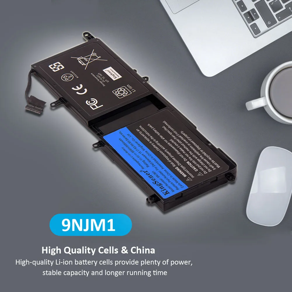 Bateria do Portátil de Kingsener 9njm1 para Dell Alienware 15 r3 r4 17 Série r4 r5 P31e P69f 44t2r Hf250 Mg2yh 11.4v 99wh - Imagem 3