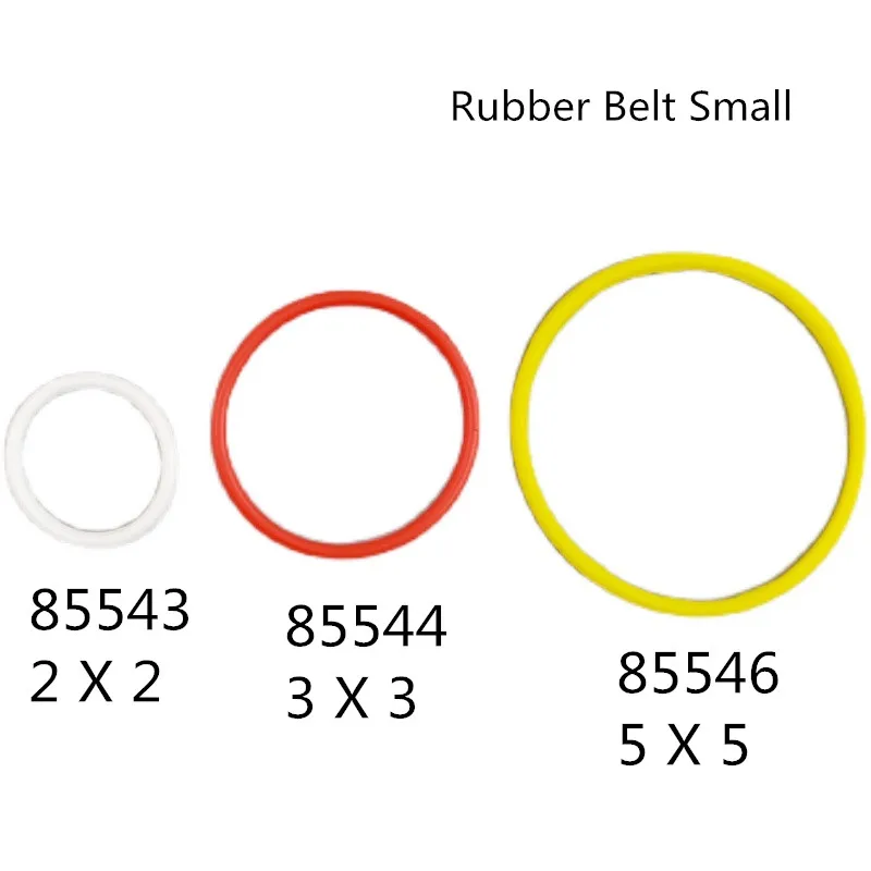 

1 Pcs Buildings Blocks x71 70902 85543 85544 85546 2x2 3x3 5x5 Rubber Belt Small Bulk Modular GBC Toy For High-Tech MOC Set