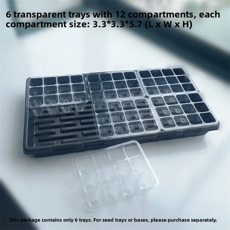 Plastic Flower Bedding Plant Propagation Tray Durable Polysrene wth Tray Substrate Retention Tray for Succulent Plants