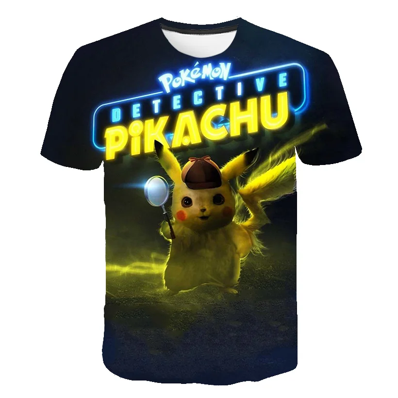 cute T-Shirts Children's pokemon T-Shirt Children for Boys Girls T Shirts Children Baby Cute boys girls Cartoon fashion pokemon T shirts supreme shirt