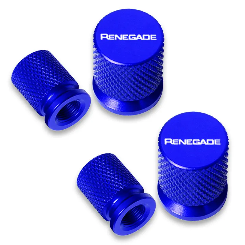 Car Wheel Tire Valve Caps Tyre Stem Covers Airdust Waterproof For Jeep Renegade Auto Accessories