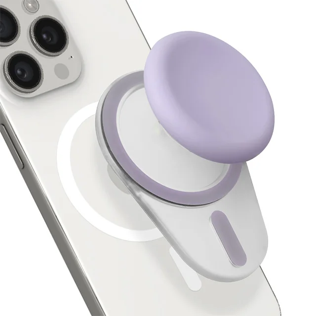 Gniazda uchwytów na telefon Grippopso kompatybilne z MagSafe, pierścień adaptera do MagSafe w zestawie, z silikonową osłoną SmartTok