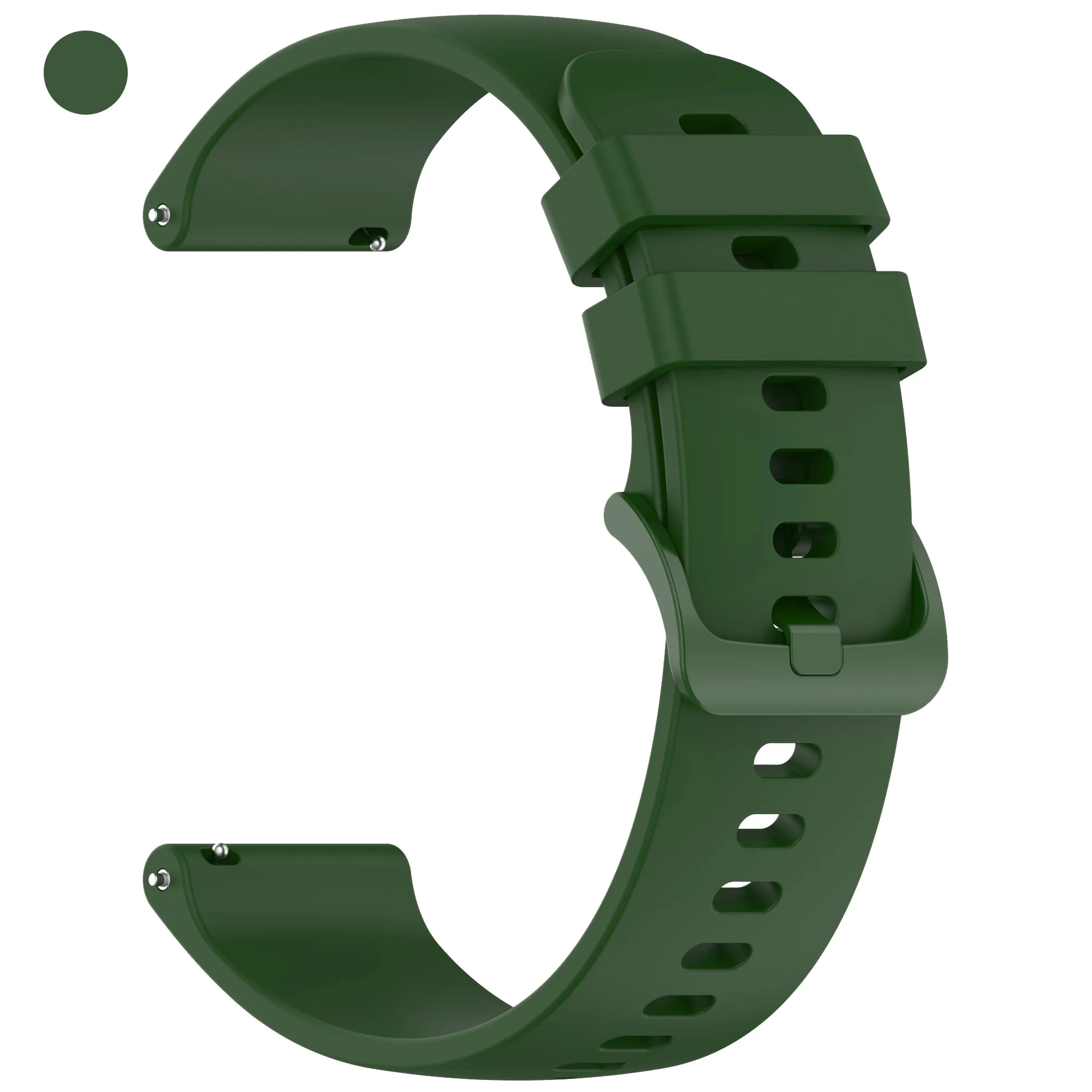 Versatile Silicone Watch Band - 20mm/22mm Adjustable Strap