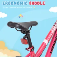 Vankel Vélo de montagne pour enfants pour filles de 6 à 9, vélo léger pour enfants de 20 pouces à 6 vitesses avec engrenages de dérailleur et brakes en V 4