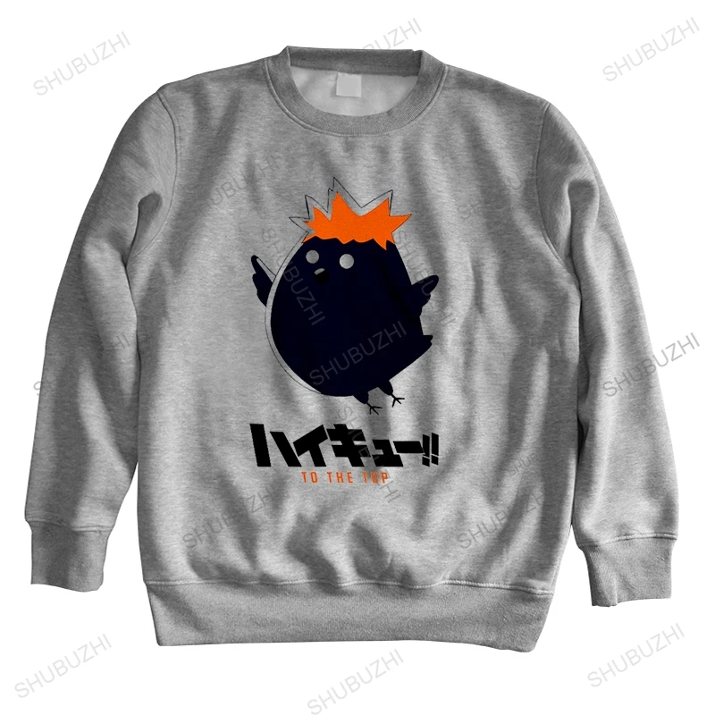 

Haikyuu Karasuno To The Top sweatshirts for Men Cotton Casual hoody Manga Anime Volleyball sweatshirt Tops Fitted Clothing