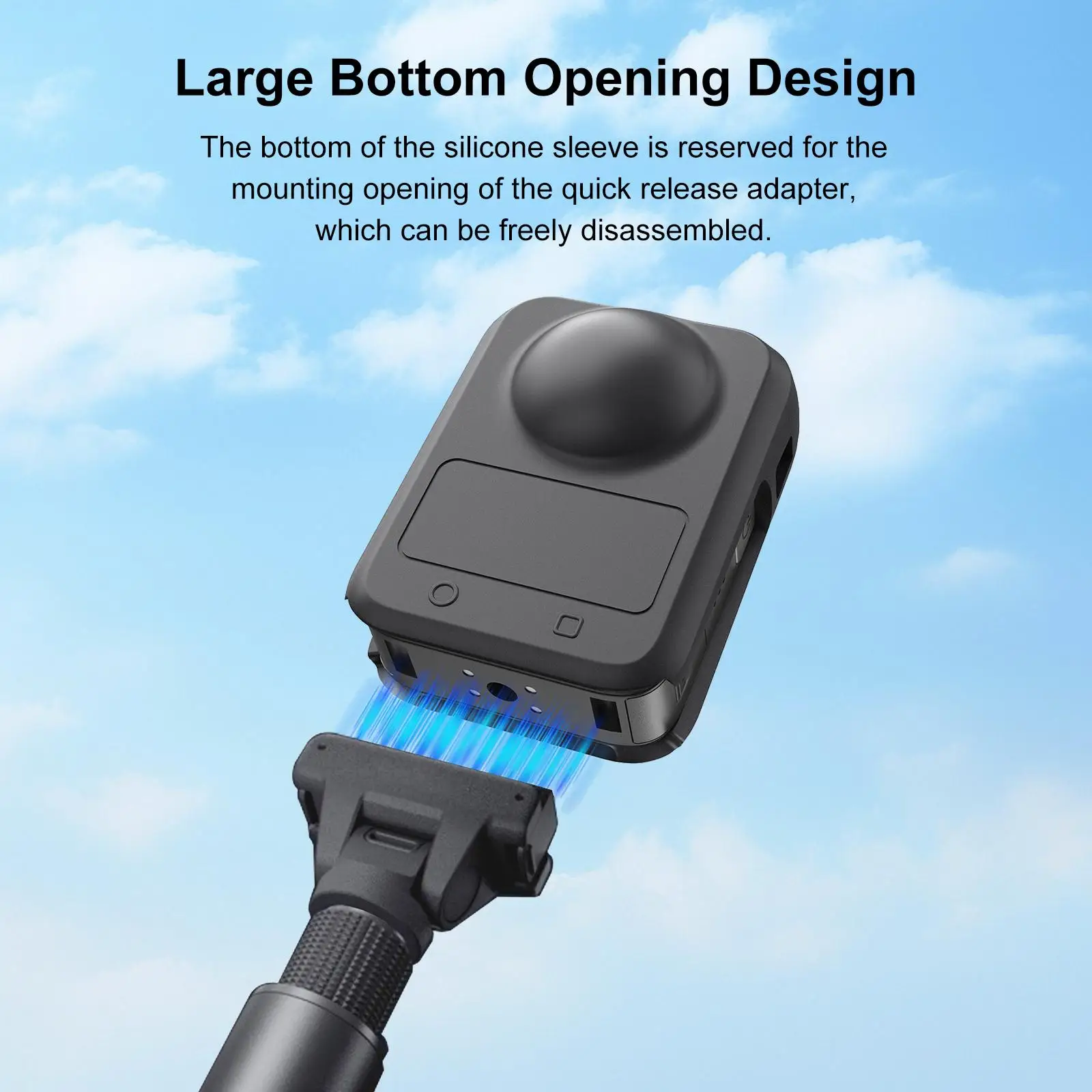 For DJI Osmo 360 PULUZ Camera All-in-one Body Lens Silicone Cover DJI Camera Accessories