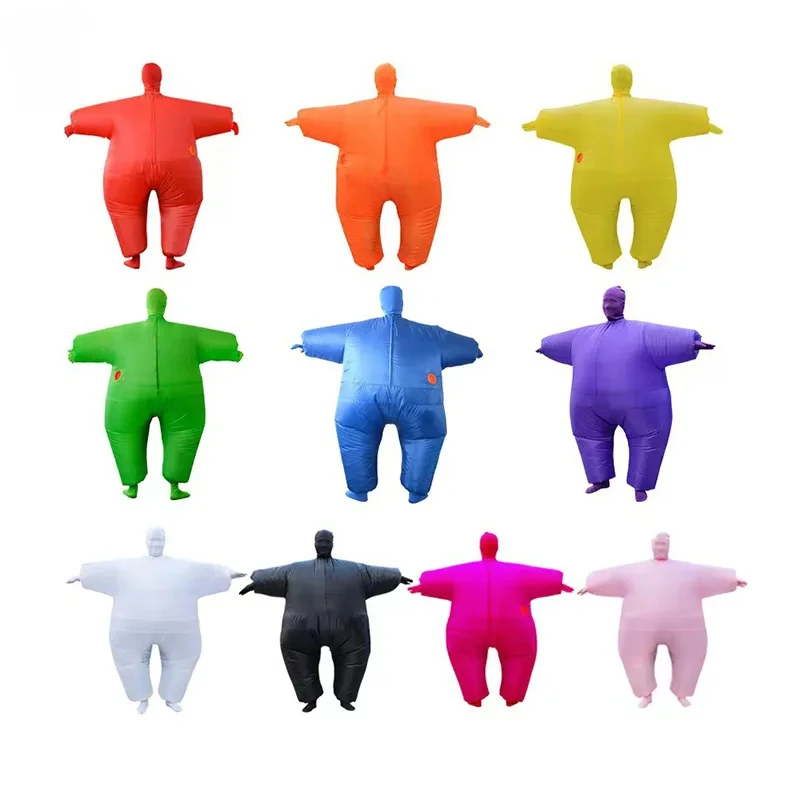 Mascot Costume Inflatable Costume Big Fat Mask Ninja Funny Party Stage Props Fat Inflatable Costume