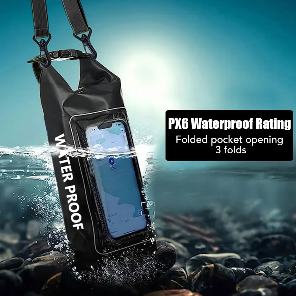 2L 5L waterproof dry bag For Trekking Drifting Rafting Surfing Kayak Outdoor Sports Bags Camping Equipment