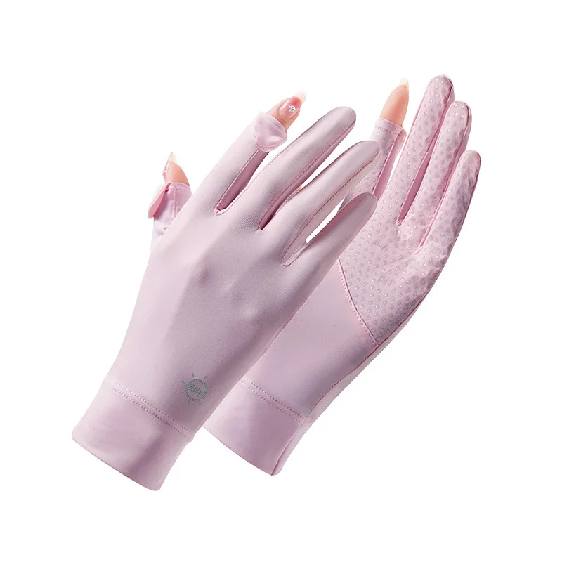 UPF 50+ Summer UV Protection Non-slip Cycling Gloves Sunblock Gloves Driving Gloves Outdoor Gloves for Women and Girls 2