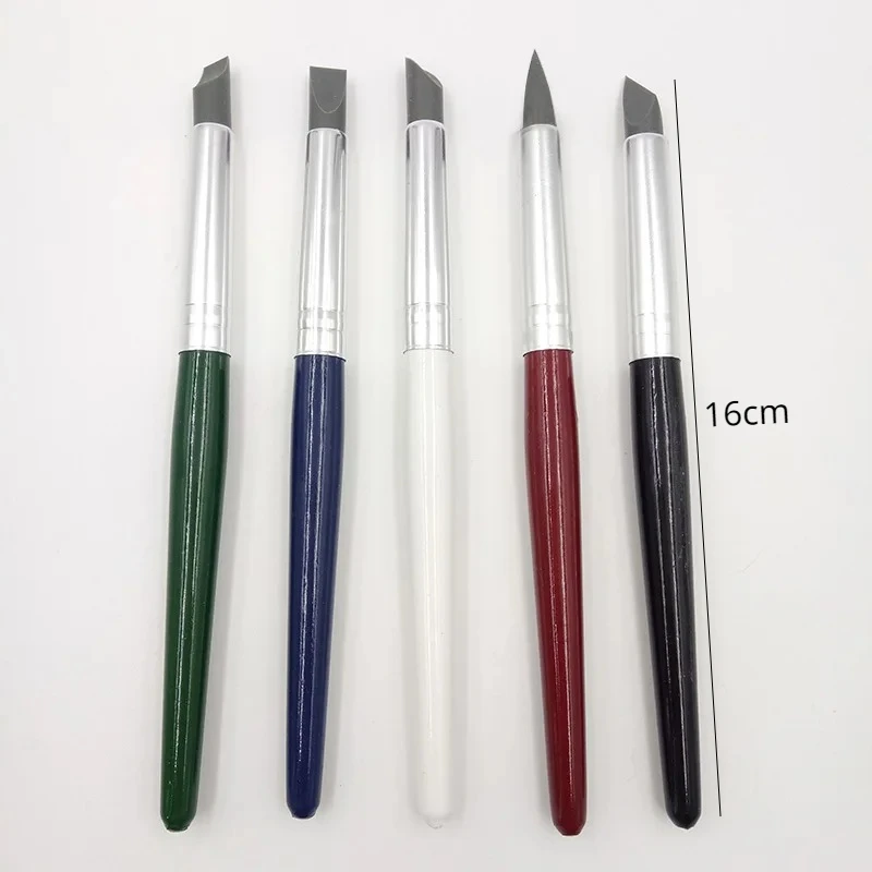 Art Craft Clay Pottery Tools Modeling Sculpture Sculpting Carver Carving Tools Set 5pcs 16cm 5 colors
