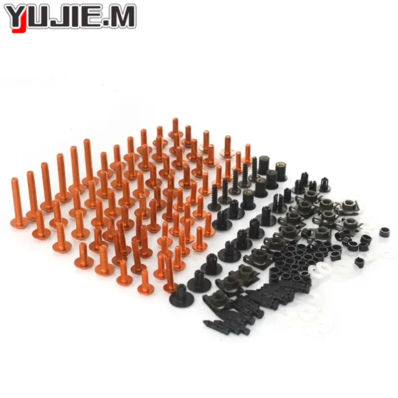 

For YAMAHA YZF 600 1000 R1 R6 R3 R15 R25 T-MAX 530 TMAX 500 Motorcycle Custom Fairing Screw Bolt Windscreen Screws KitFor YAMAHA