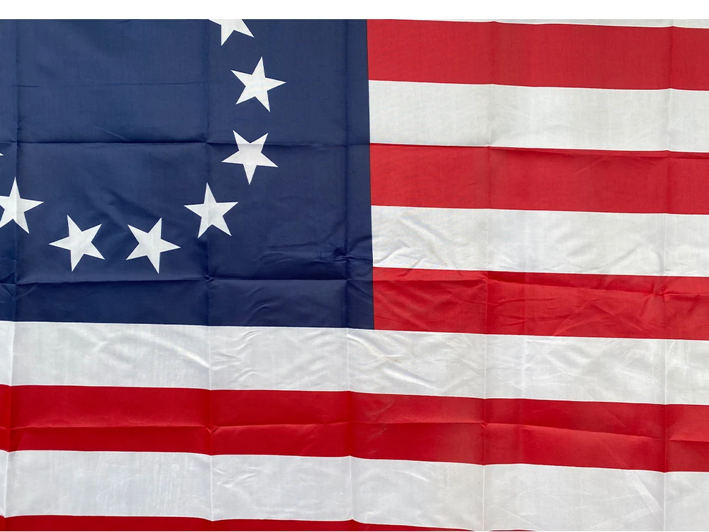 Betsy Ross 13 Star USA American Flag - Detail View 4