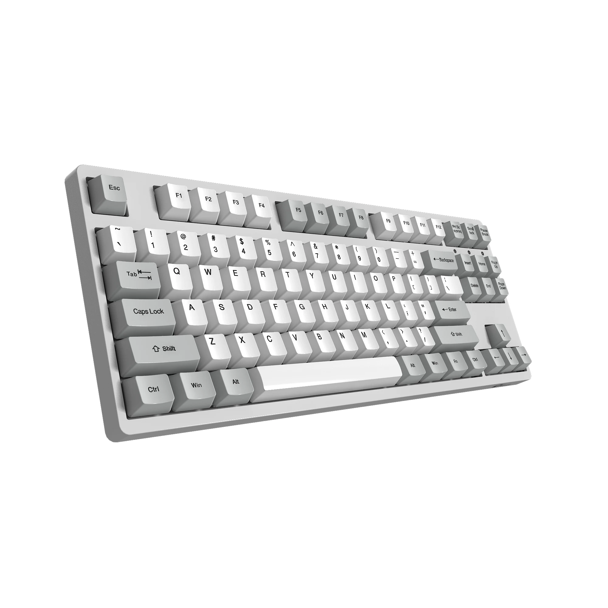 Akko-メカニカルキーボード用のサイレントグレーの有線