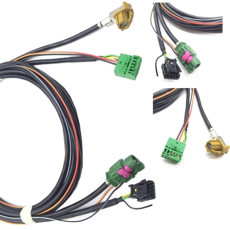 Upgrade MIB Phone Mapping Carplay USB AUX Harness Wire for Golf7 Jialv Lingdu MIB Carplay AUX