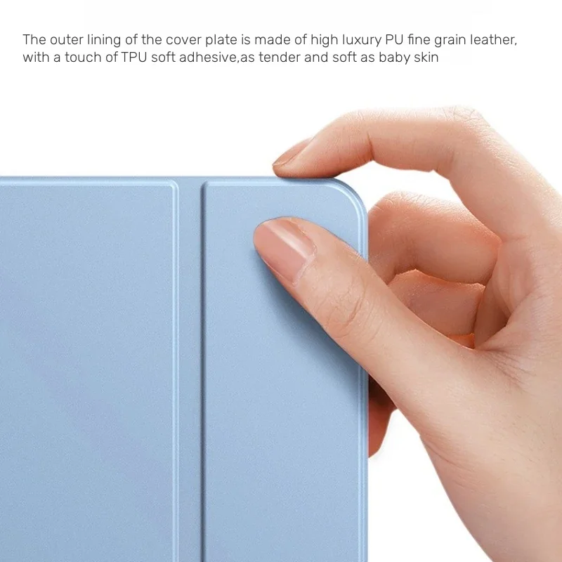 Couro Tri-dobrável Capa Magnética Case Sat para Xiaomi Pad mi Pad Pro 11 2023 pu - Imagem 2
