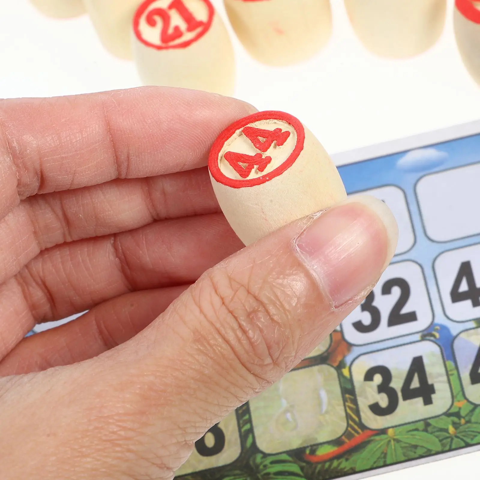 1 Set Russian Lotto Set Family Game Adults Supplies