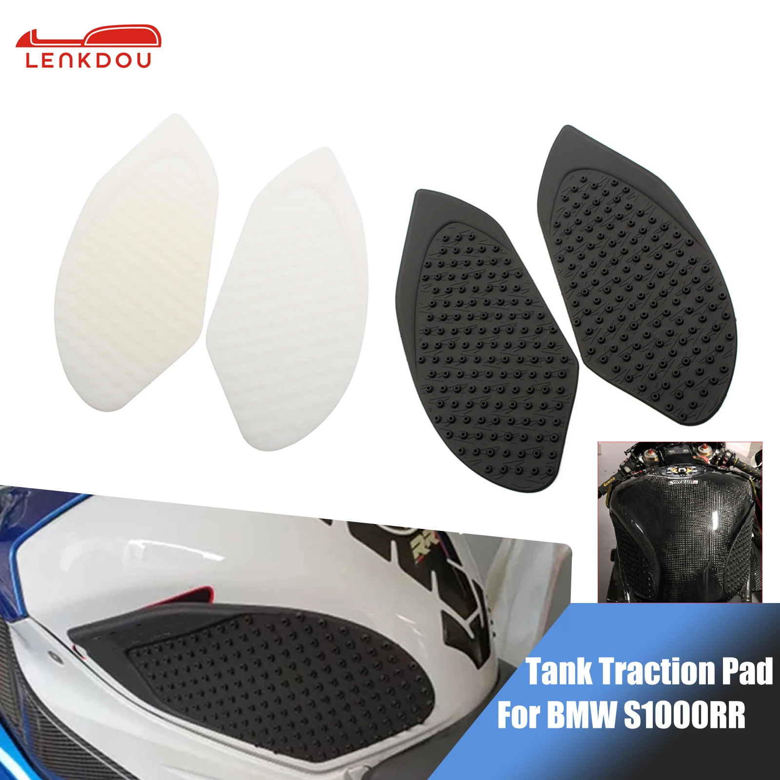 Tank Traction Pad For BMW S1000RR HP4 S1000R 2009-2018 Motorcycle Accessoies Side Decal Gas Knee Grip Protector Sticker S 1000RR