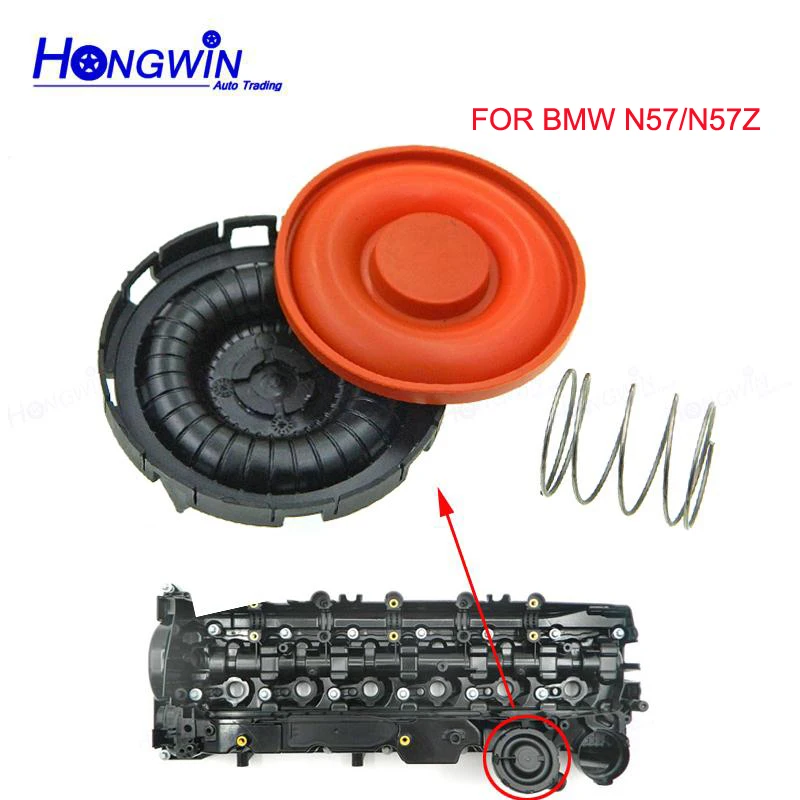 Soarhorse N46 Engine PCV Valve Vacuum Control Valve Cover For BMW E60