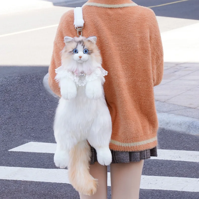 سوبر لطيف عصري موضة ليوبارد القط حقيبة أفخم فتاة ع...