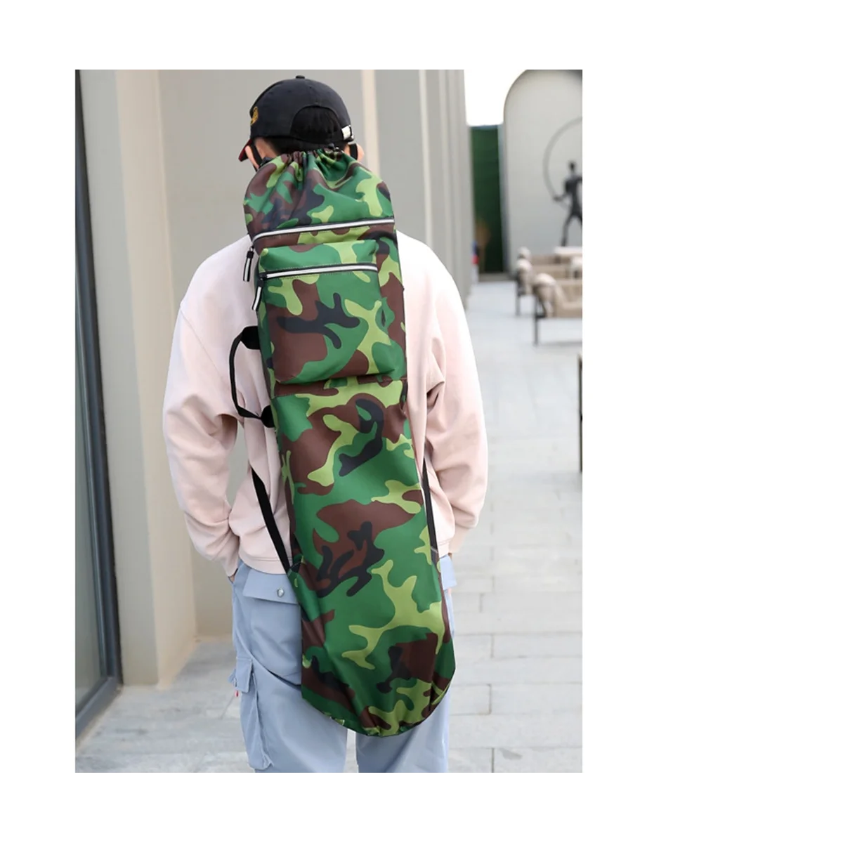 

Skateboard Bag,WaterProof Skateboard Backpack with Adjustable Shoulder Straps, Skateboard Bag for Electric Skateboard