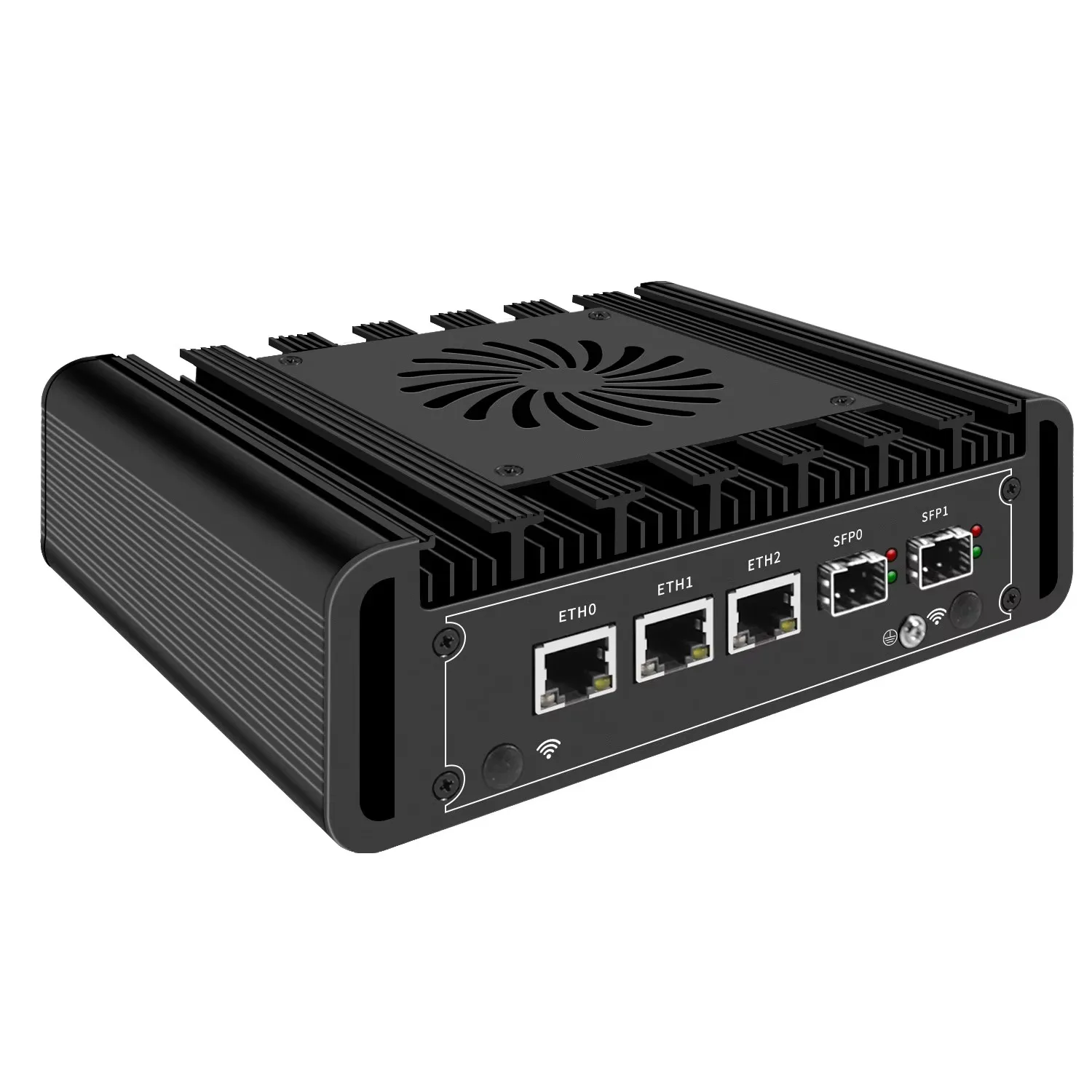 2x10G SFP+ Solid Firewall Mini PC 3x2.5G i226-V Lans Intel Alder Lake N100 DDR5 NVMe Proxmox pfSense OPNsense Home Server Host 3