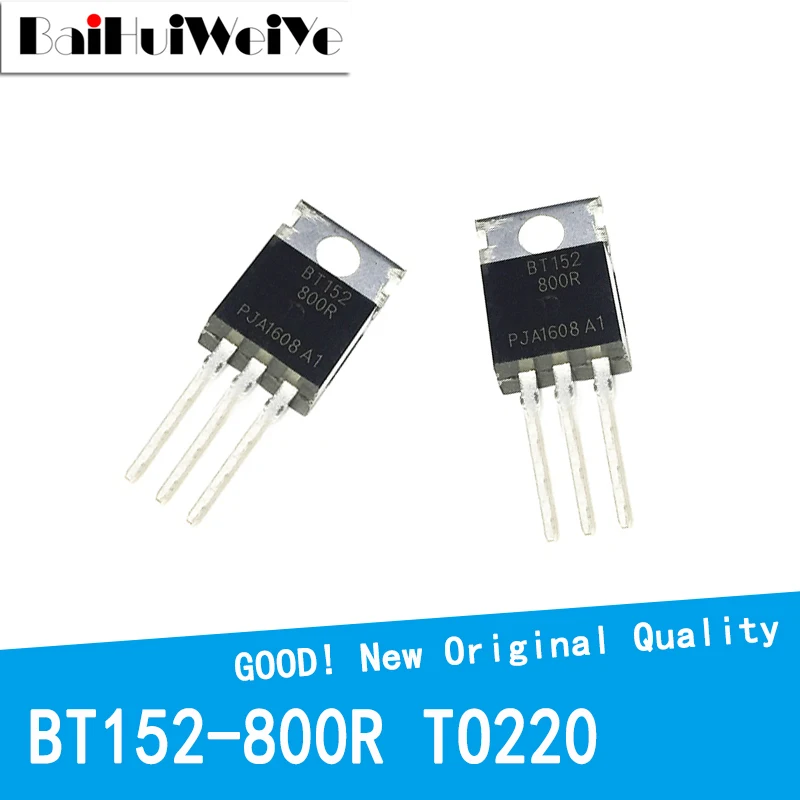 Semiconductor Thyristor 10-Pack BT152-800R Thyristors - 20A 800V TO-220 ...