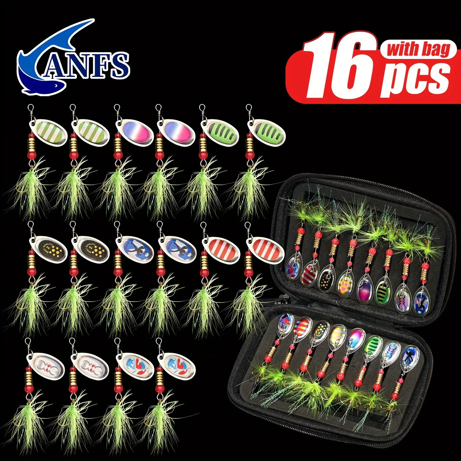 Lures displayed