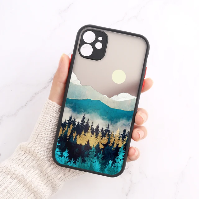 Case For iPhone 11 Case iPhone 13 Pro Max Lens Protection Funda iPhone 12 11 13 Pro 7 8 Plus 6 6s XR X XS Max 12 Mini SE 2 Cover OB32