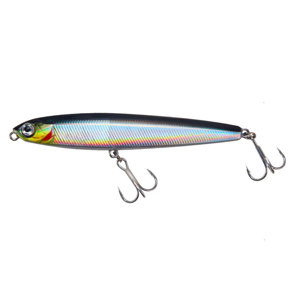 2 Leurres De Pêche Coulants 10cm 24g | Leurre Pencil Longue Portée Avec Billes Sonores | Pour Mer, Rivière, Lac, Carnassiers
