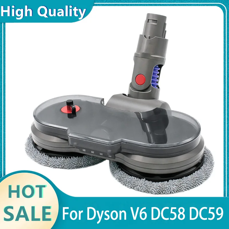 Electric Wet Dry Mopping Head for Dyson V6 DC58 DC59 DC61 DC62