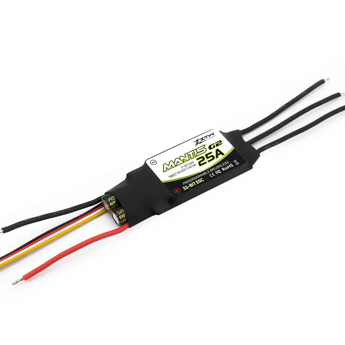

Новейший ZTW Mantis G2 25A/35A/45A SBEC Регулируемый 5/6/7.4V BEC 32BIT бесщеточный для RC самолета/дрона/неподвижного крыла