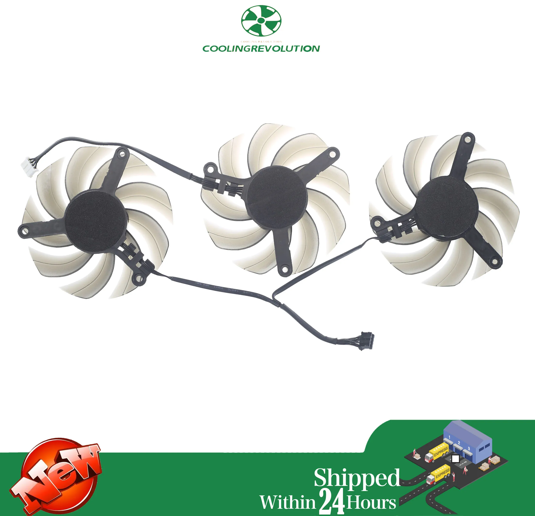 

TH80152H-PCC01 DC12V Graphics Fan fro Palit GeForce RTX 3060 Ti ColorPOP