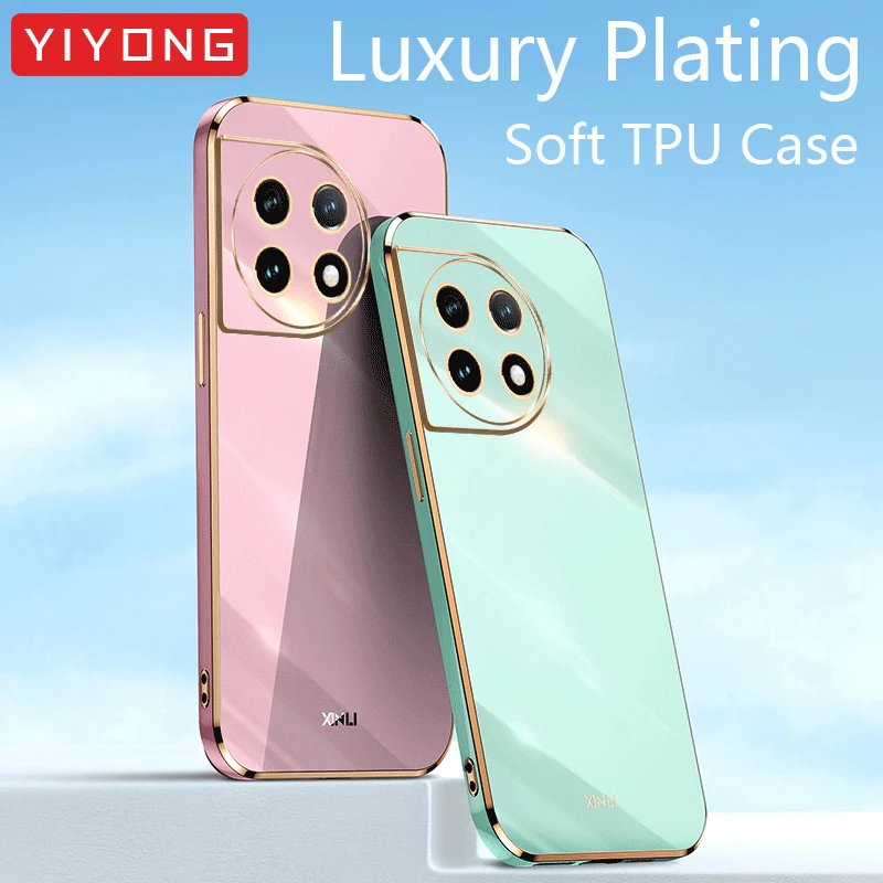 Per Oneplus Ace2 Custodia Yiyong Placcatura Anello In Silicone Cover One Plus Ace 2 V 2 V Ace2V Oneplusace Pro Oneplusace2 Custodie Per Telefoni