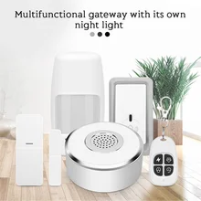 

Smart Life Tuya WiFi Motion Sensor Smart Gateway Hub Wireless Sound Light Alarm Horn Work With Google Home Alexa