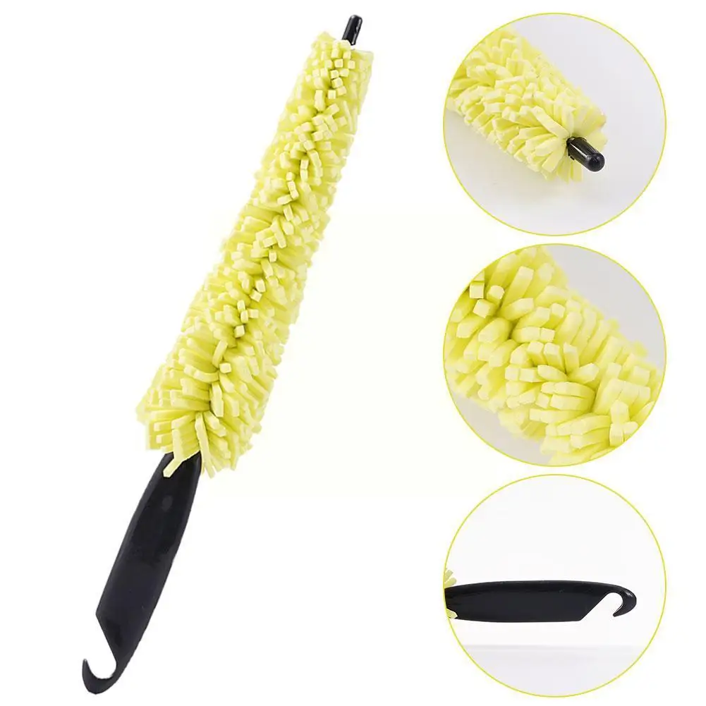 

1PCS Car Wheel Cleaner Brush Tire Rim Cleaning Tool Auto Scrub Washing Vehicle Washer Dust Cleaner Sponge Car Washer For An J7M9