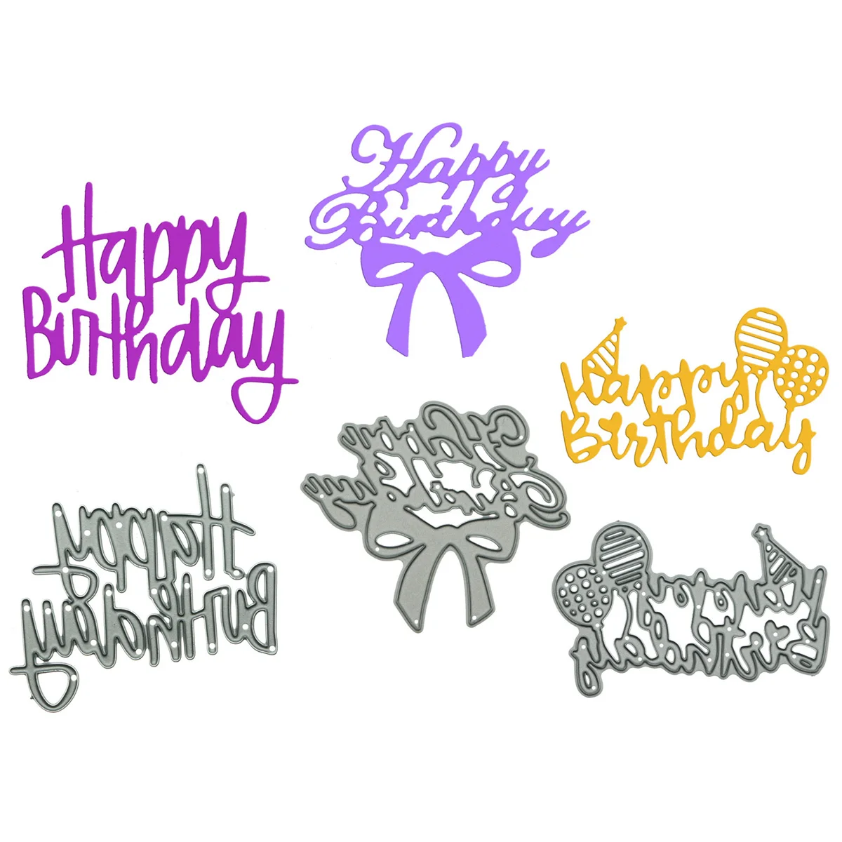 Happy Birthday Letter Card Crafting Dies | Craft Dies Happy Birthday ...