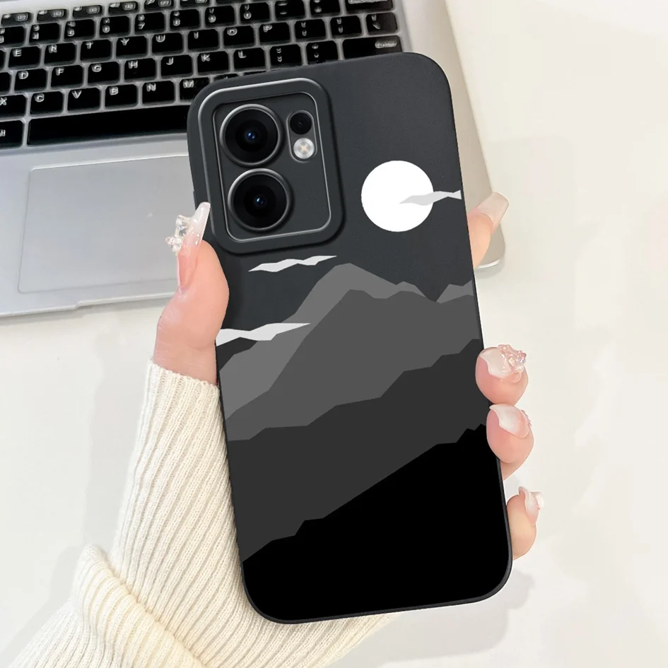 Fashion Sunset Girls Astronaut Soft Silicone Phone Cover