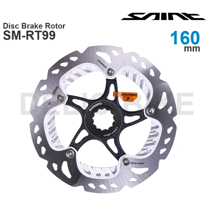 SHIMANO SAINT CENTER LOCK - Disc Brake Rotor SM-RT99 - ICE TECHNOLOGIES  FREEZA - 203/180/160 mm Original parts