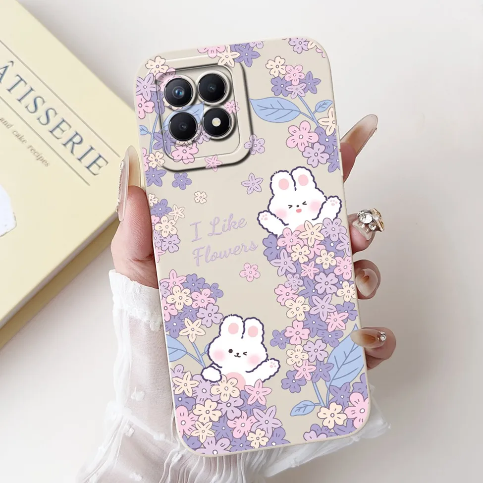 Shockproof Cute Cat Panda Rabbit Fashion Flowers Love Phone Case Cover