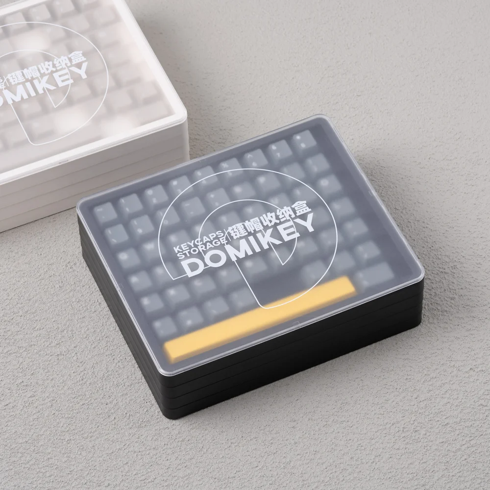 Domikey-keycap Storage Box Camadas Adequado para Cherry Perfil Keycaps Stock Grupo Branco Preto Apenas - Imagem 2
