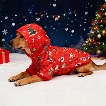 Christmas Pet Hoodie – Festive Holiday Dog Apparel 4