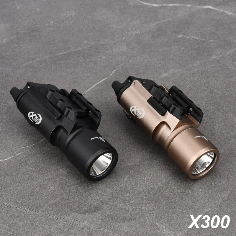 Surefir-Lampe de poche LED stroboscopique pour odoren métal, DulX300, X300U, Ultra X300V, XH35, adaptée au rail de 20mm, arme Airsoft, lampe de chasse