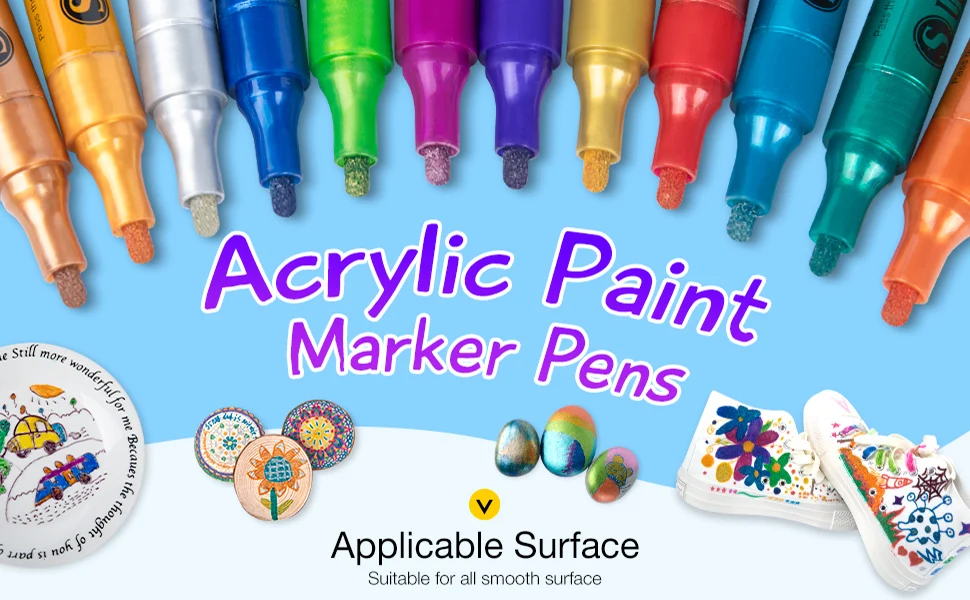 best acrylic paint markers
