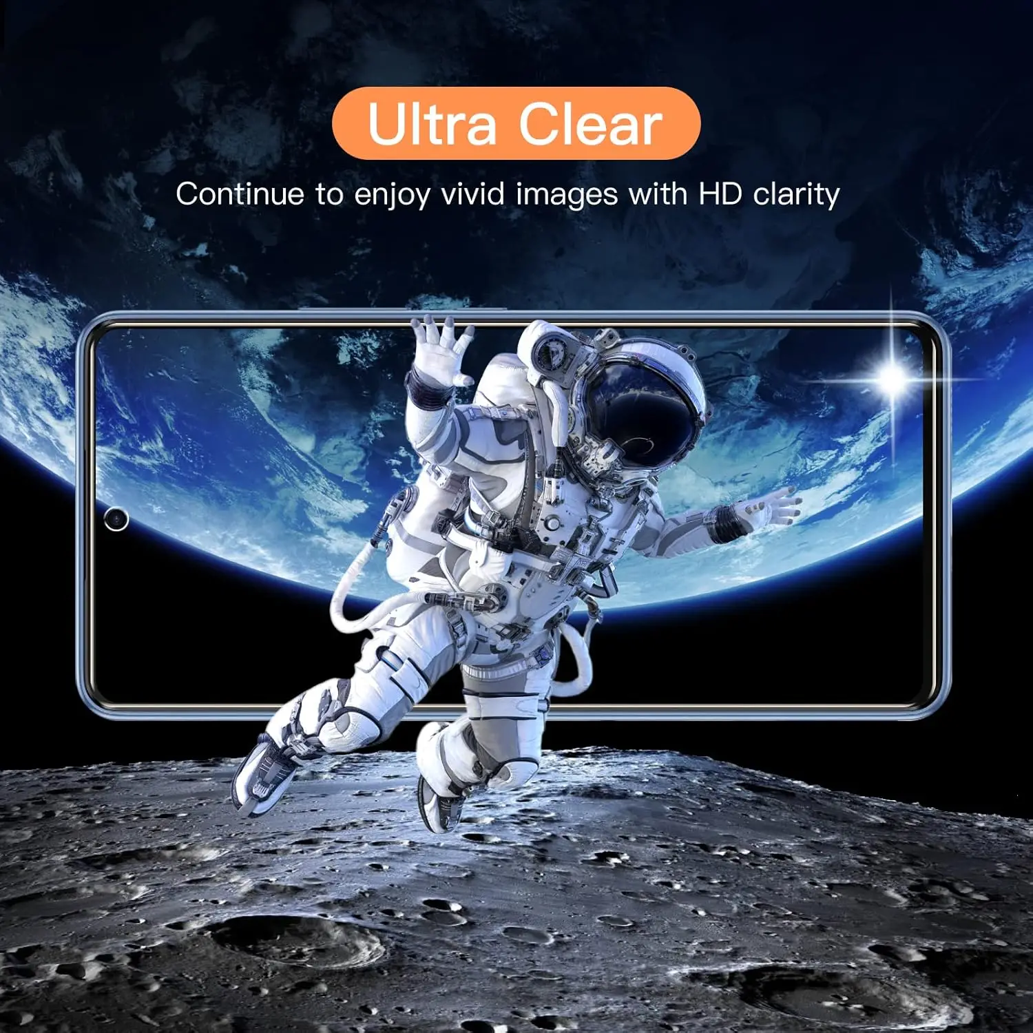 Premium Tempered Glass Screen Protector - 1-4 Pack