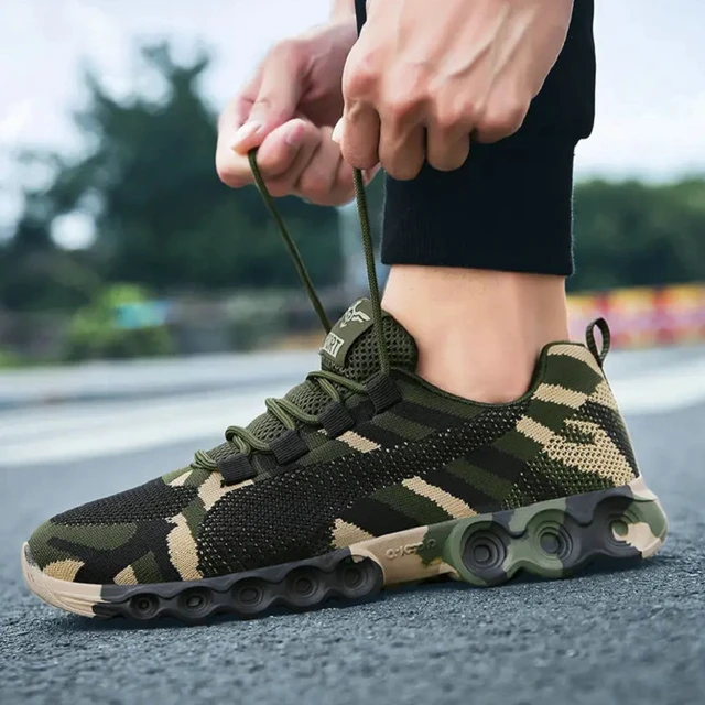 Men/women Camouflage Sneakers Unisex Breathable Mesh Sport Running Shoes  Jogging Tennis Shoes | Wish