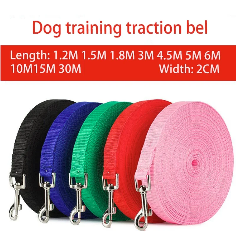 1.2M-30M Long Nylon Dog Training Leashes Walking Pet Leash Long Lanyard Traction Rope for Small Large Dogs Lead Item 2